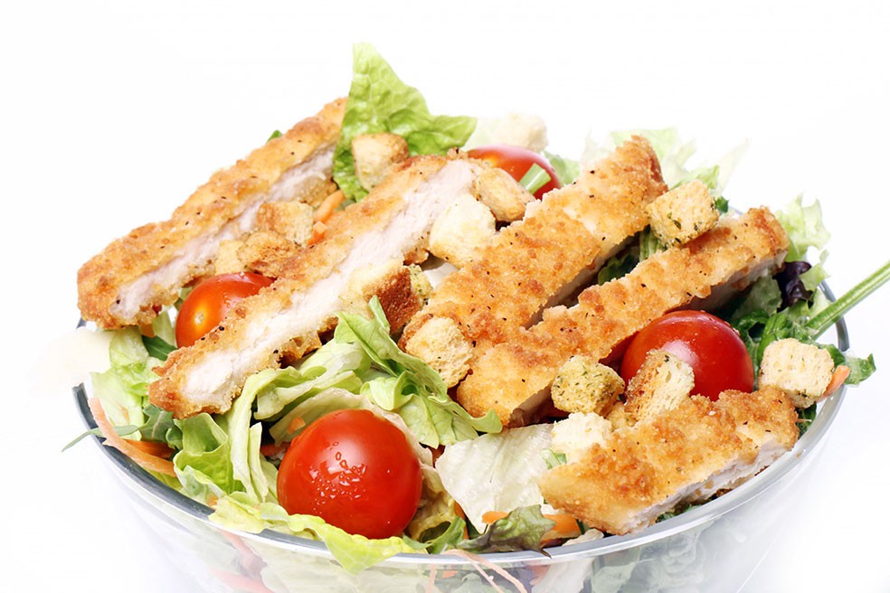 Recette salade césar poulet