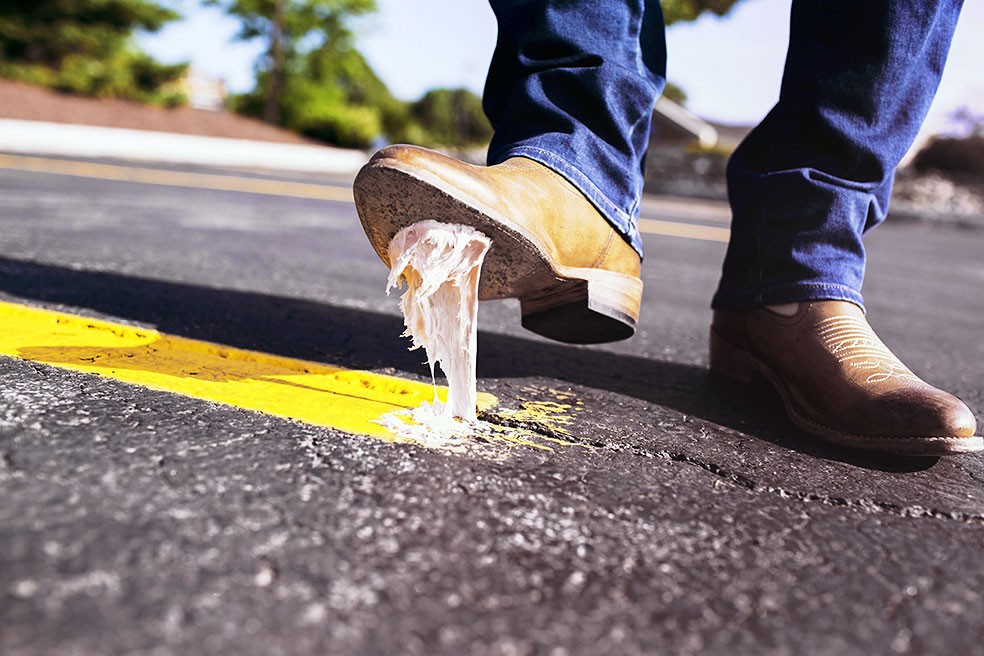 Comment enlever un chewing-gum