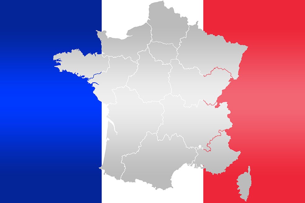 Carte régions de France